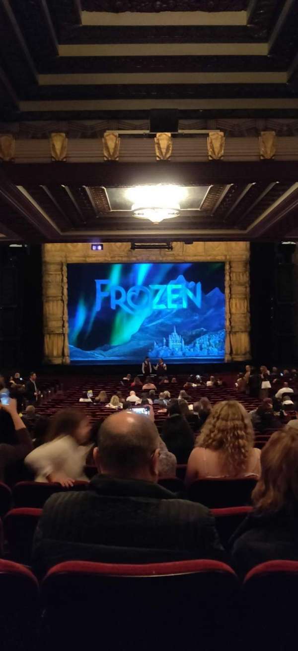Hollywood Pantages Theatre, section: orchestra c, row: WW, seat: 108