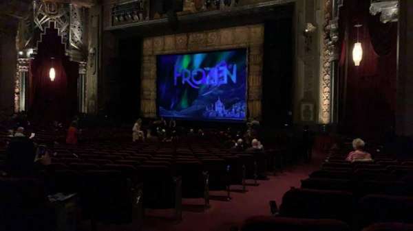 Hollywood Pantages Theatre, section: Orchestra R, row: NN, seat: 4