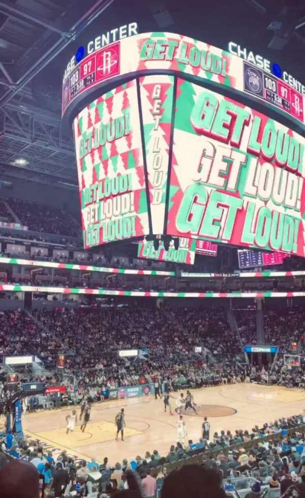 Chase Center, section: 118, row: 11