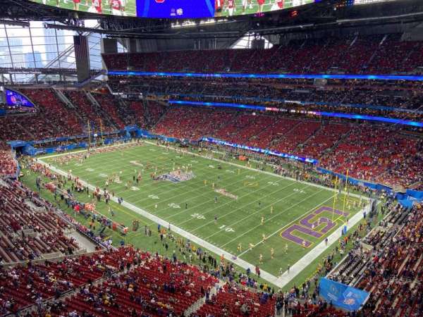 Mercedes-Benz Stadium, section: 333, row: 1, seat: 5