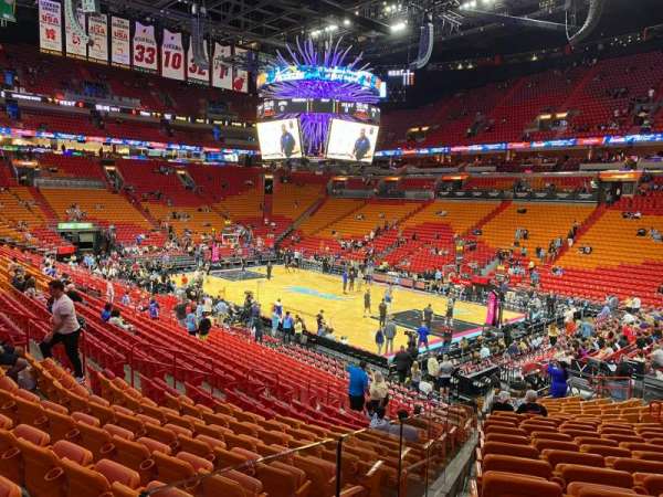 Kaseya Center, section: 115, row: 27, seat: 15