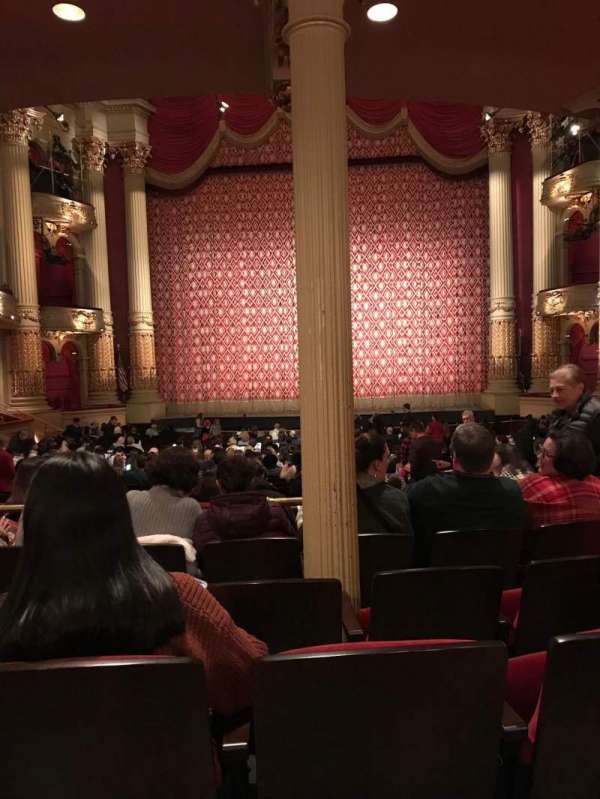 Academy of Music, section: Parquet circle E, row: X, seat: 104