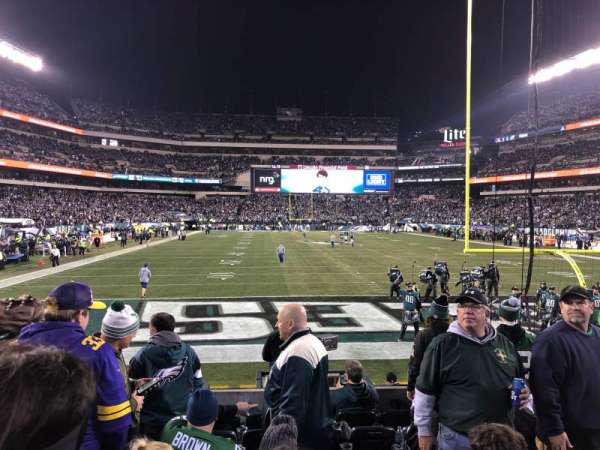 Lincoln Financial Field, section: 129, row: 8