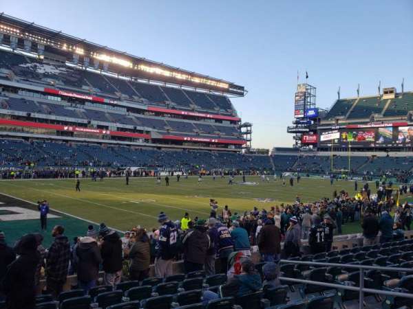 Lincoln Financial Field, section: 115, row: 9, seat: 8