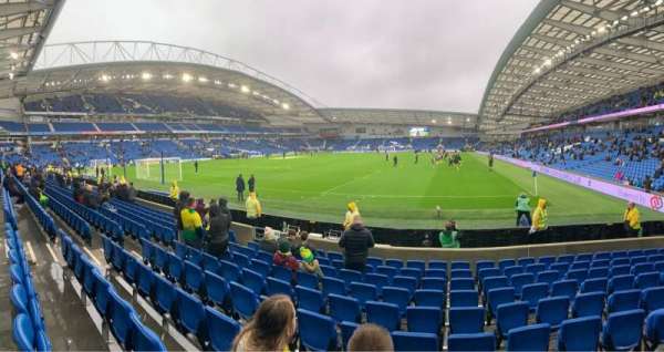 American Express Stadium, section: S1C, row: J, seat: 44