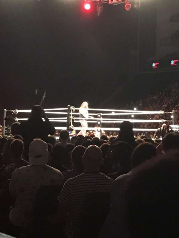The O2, London, section: 103, row: A, seat: 5