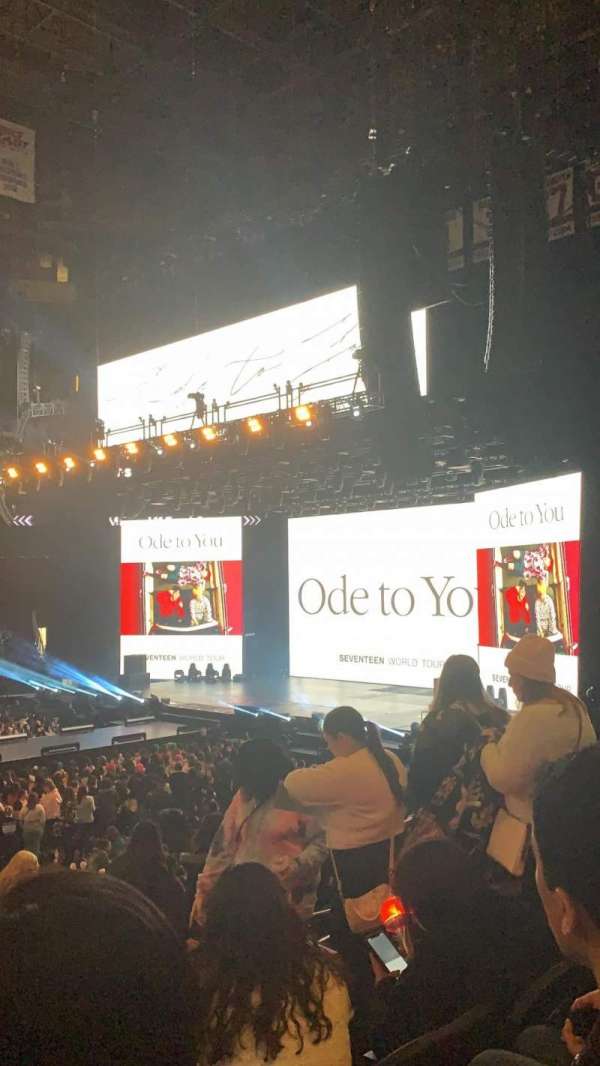 Prudential Center, section: 8, row: 15, seat: 6