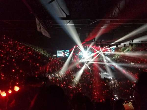 EagleBank Arena, section: 110, row: V, seat: 18