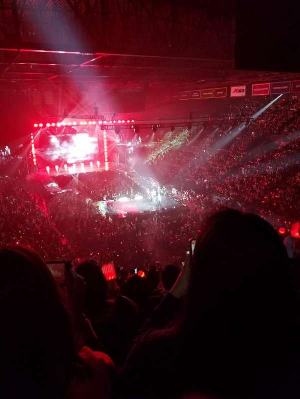 EagleBank Arena, section: 110, row: V, seat: 18