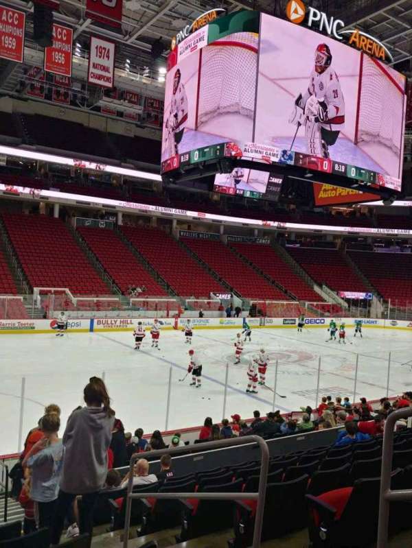 Lenovo Center, section: 122, row: P, seat: 3