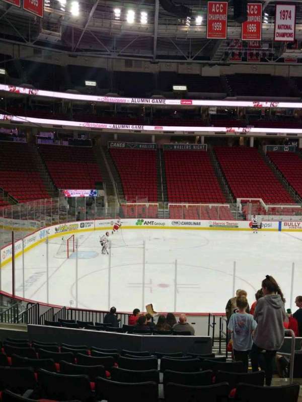 Lenovo Center, section: 122, row: P, seat: 3