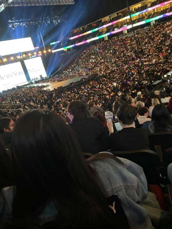 Prudential Center, section: 22, row: 18, seat: 12