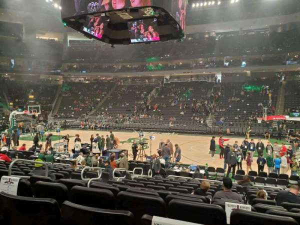 Fiserv Forum, section: 116, row: 11, seat: 13