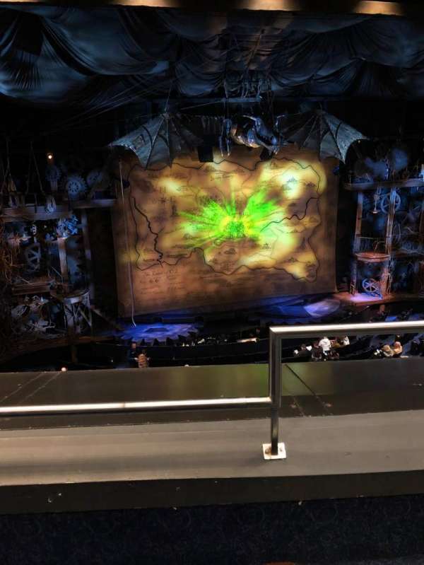 Gershwin Theatre, section: Front Mezzanine L, row: B, seat: 1