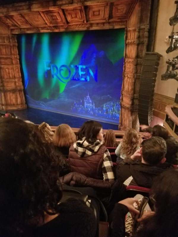 St. James Theatre, section: Mezzanine R, row: F, seat: 22