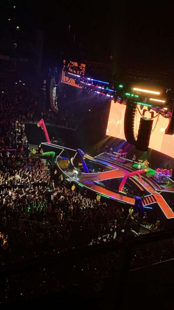 The O2, London, section: 419, row: A, seat: 910