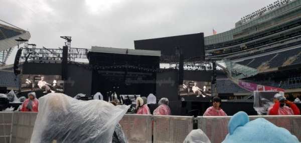 Soldier Field, section: B3, row: 4, seat: 3