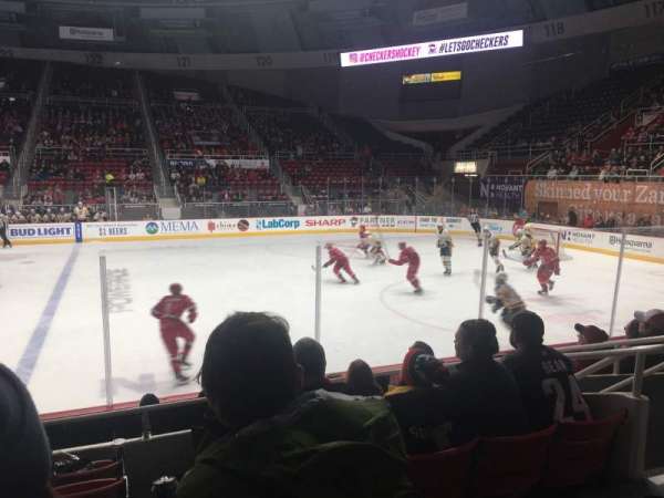 Bojangles' Coliseum, section: 109, row: F, seat: 6