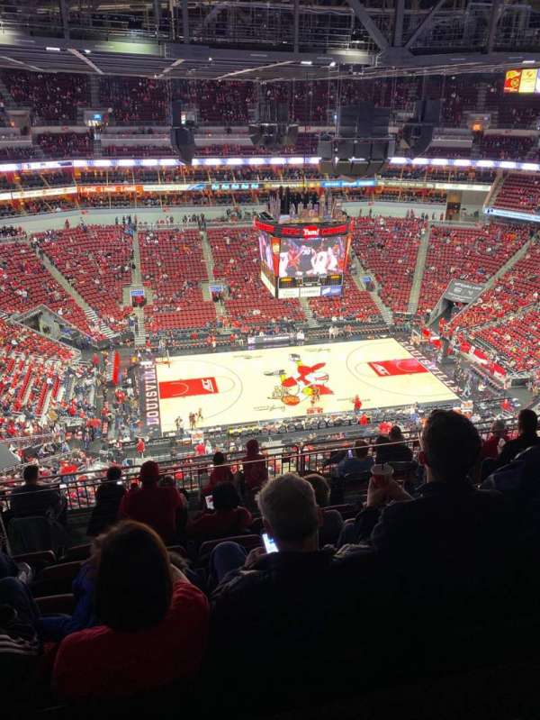 KFC Yum! Center, section: 324, row: M, seat: 13
