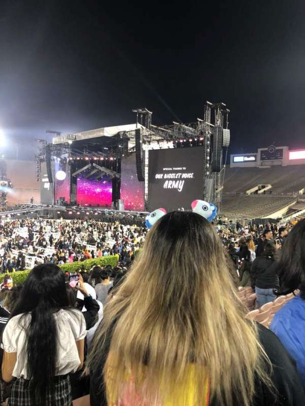 Rose Bowl, section: 18-H, row: 19, seat: 101