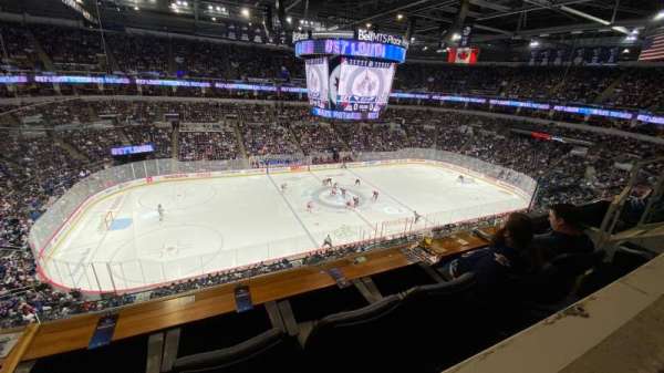 Canada Life Centre, section: 307, row: 1, seat: 12