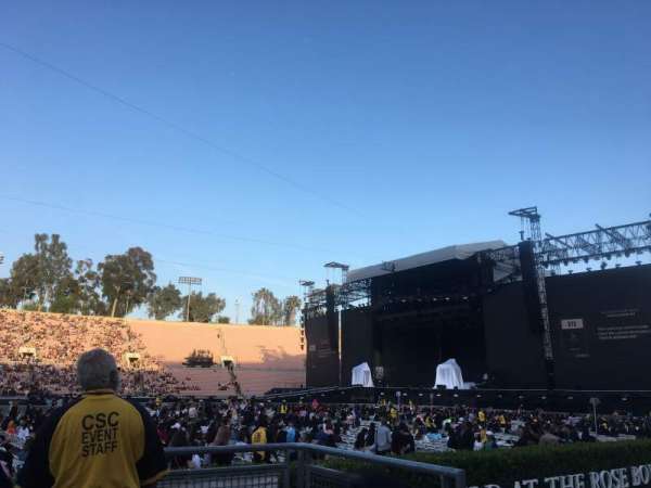 Rose Bowl, section: 18-L, row: 1, seat: 2a