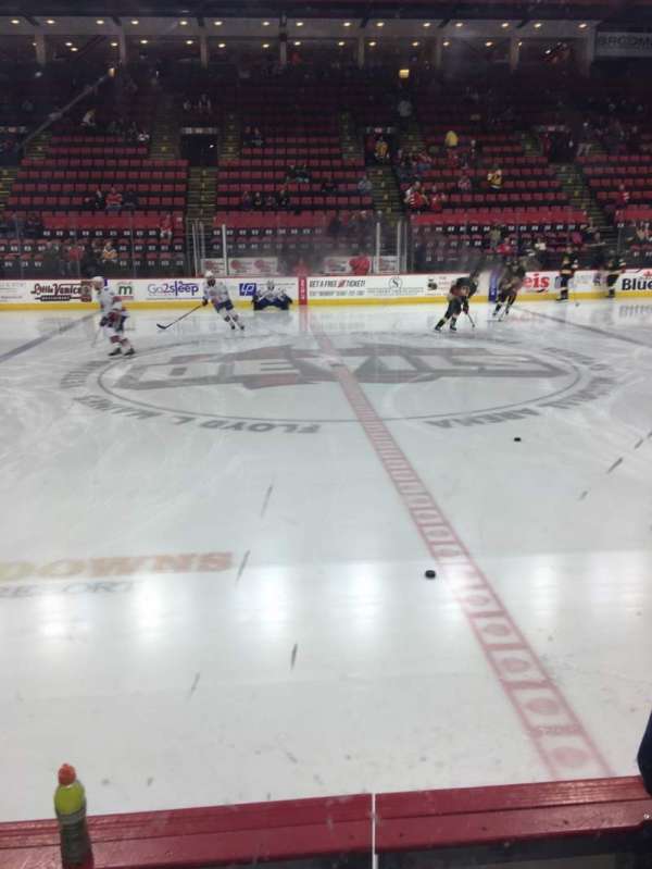 Visions Veterans Memorial Arena, section: 15, row: BB, seat: 11-12