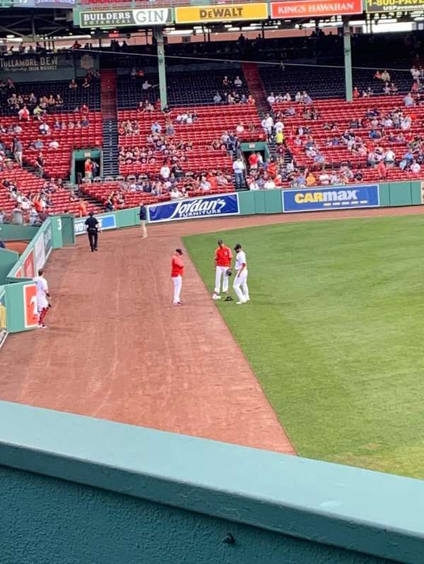 Fenway Park, section: Bleacher 36, row: 1, seat: 12