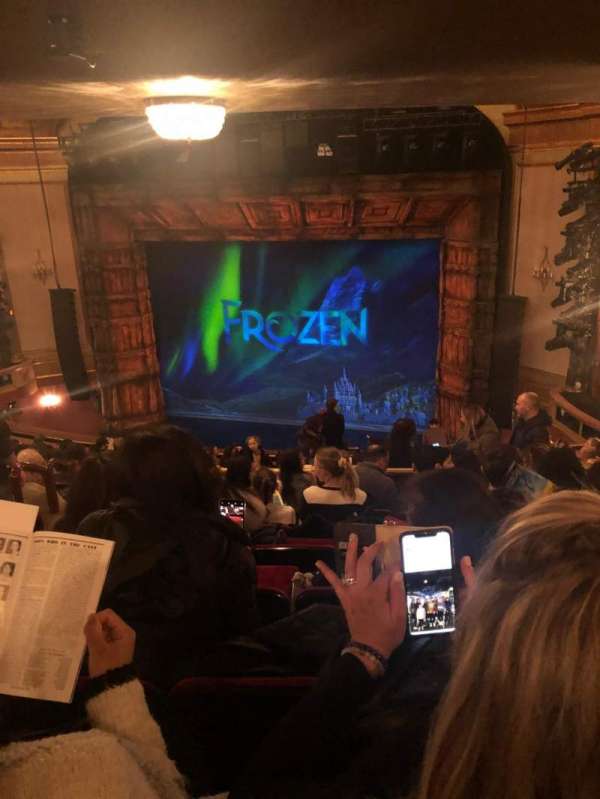 St. James Theatre, section: Mezzanine R, row: P, seat: 16