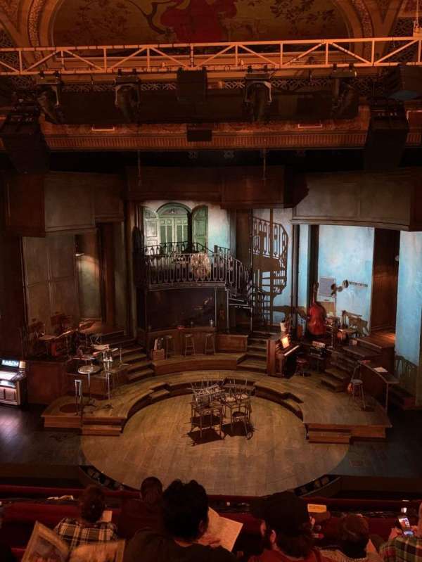 Walter Kerr Theatre, section: Mezzanine C, row: F, seat: 104