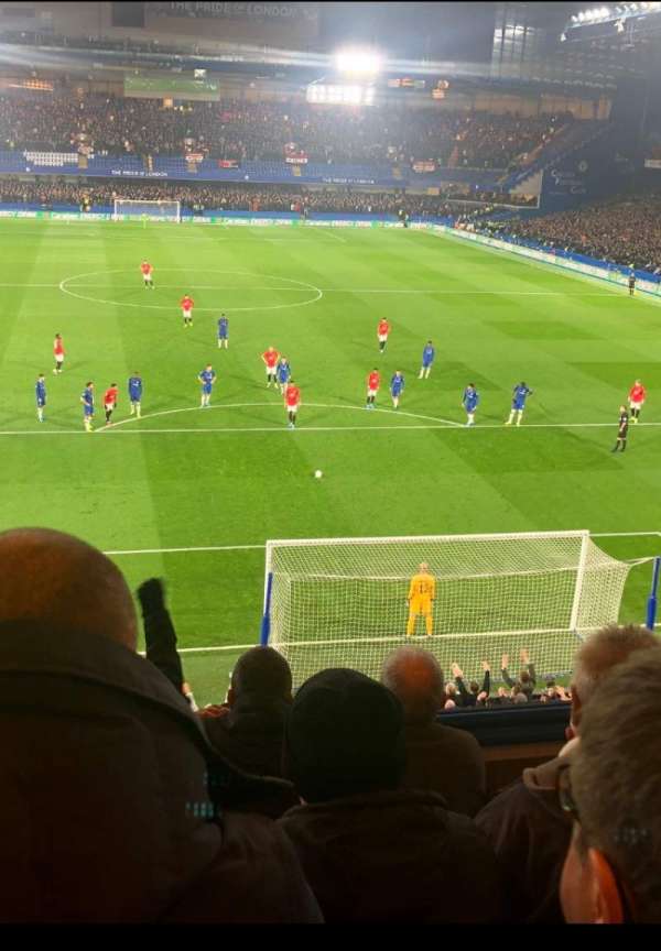 Stamford Bridge, section: Matthew Harding Upper, row: D