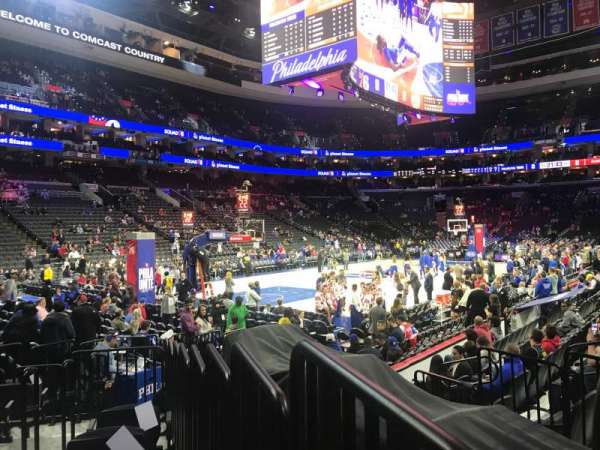 Xfinity Mobile Arena, section: 122, row: 9, seat: 1