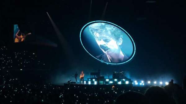 The O2, London, section: 111, row: H, seat: 324