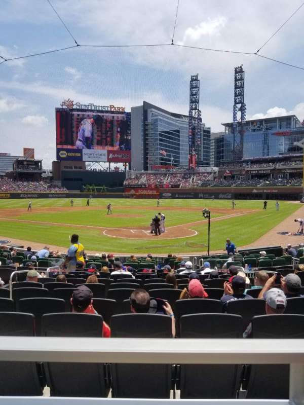Truist Park, section: 126, row: 1, seat: R