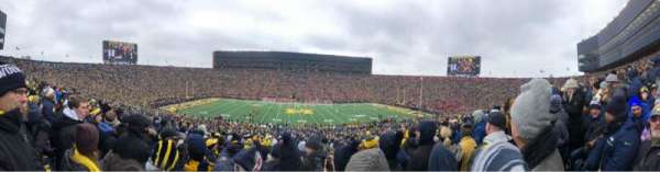 Michigan Stadium, section: 23, row: 68
