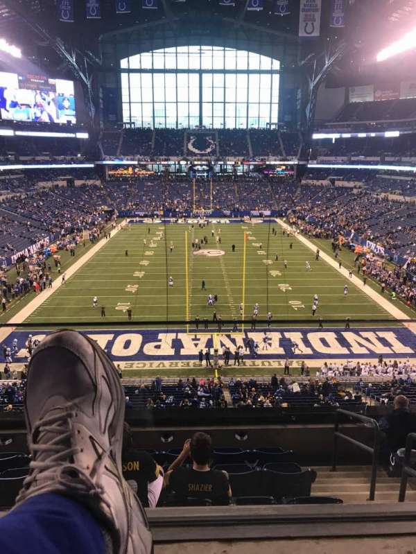 Lucas Oil Stadium, section: 427, row: 1, seat: 13