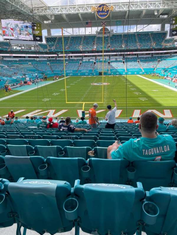 Hard Rock Stadium, section: 133, row: 27, seat: 8