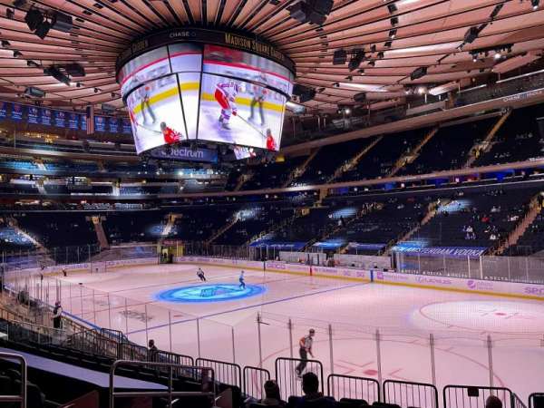 Madison Square Garden, section: 120, row: 12, seat: 6