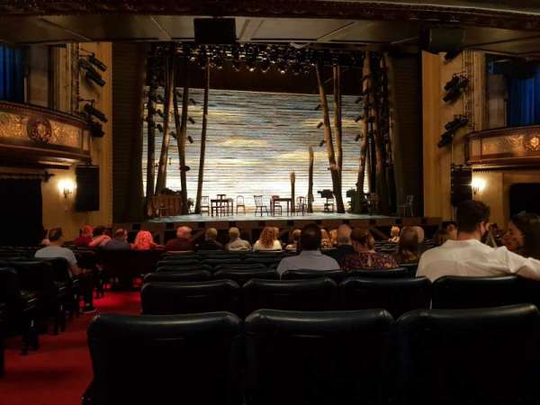 Comedy Theatre, section: Stalls, row: L, seat: 15