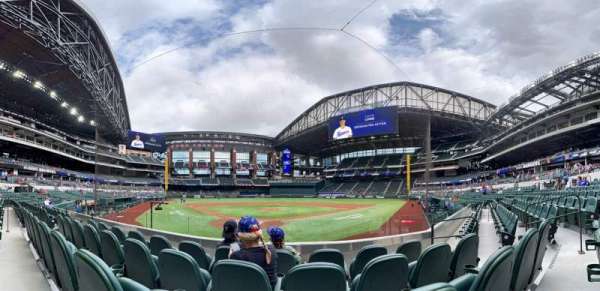 Globe Life Field, section: 13, row: 4, seat: 9
