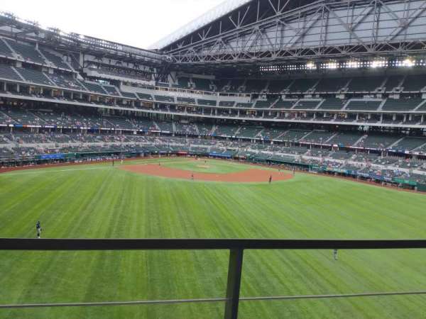 Globe Life Field, section: 134, row: 1, seat: 1