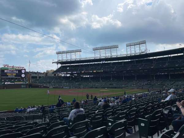 Wrigley Field, section: 105, row: 12, seat: 10