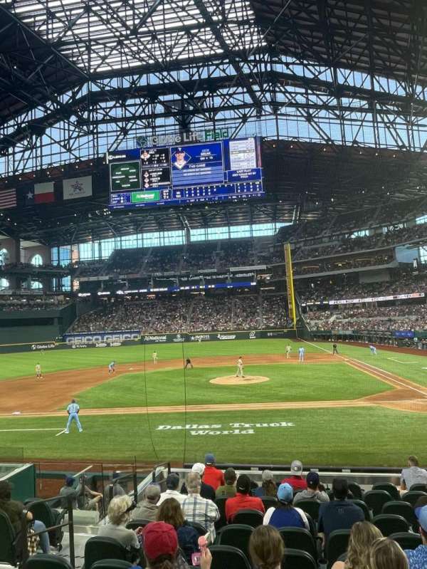 Globe Life Field, section: 10, row: 9, seat: 3