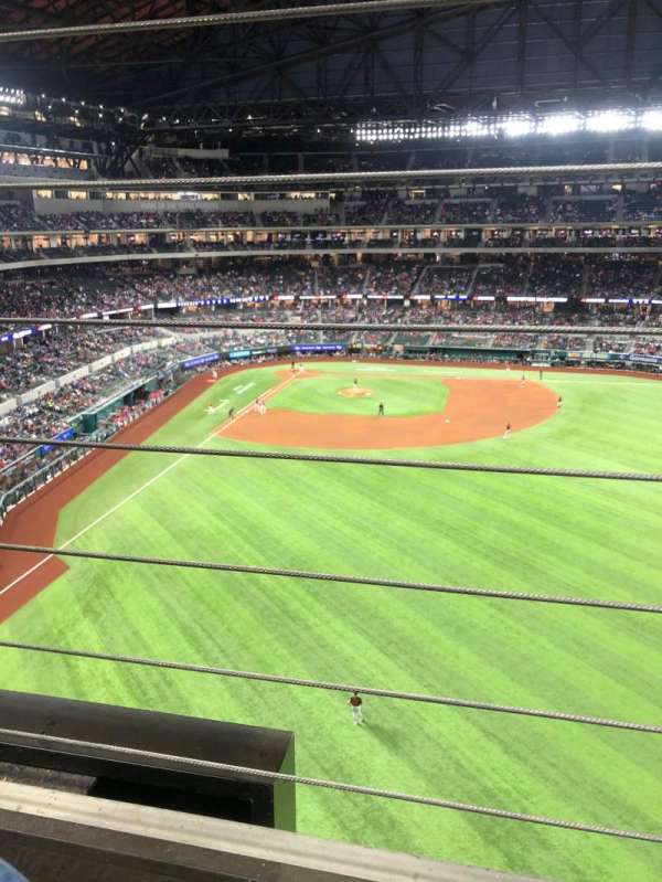 Globe Life Field, section: 234, row: 1, seat: 18