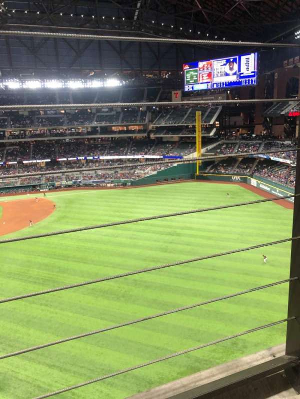 Globe Life Field, section: 234, row: 1, seat: 18
