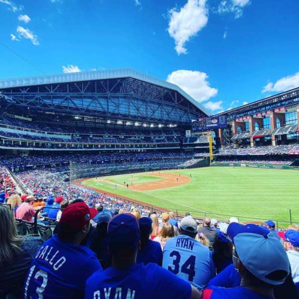 Globe Life Field, section: 125, row: 8, seat: 5