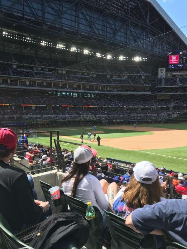 Globe Life Field, section: 22, row: 11, seat: 5