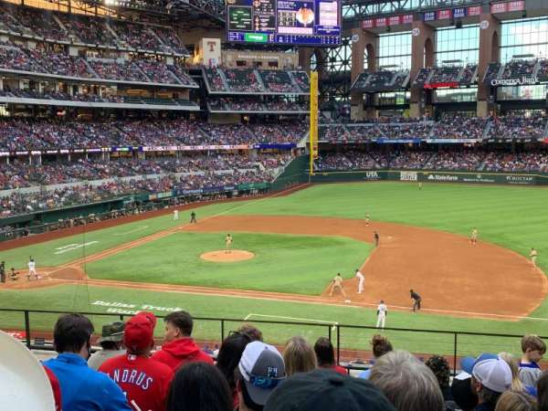 Globe Life Field, section: 121, row: 7, seat: 15