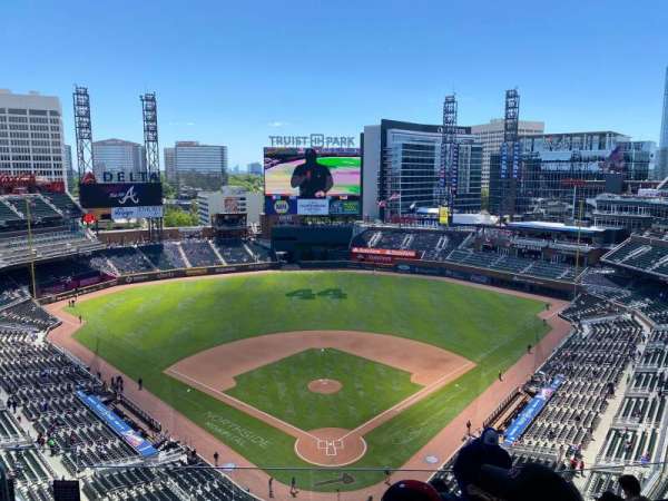 Truist Park, section: 426, row: 8, seat: 19