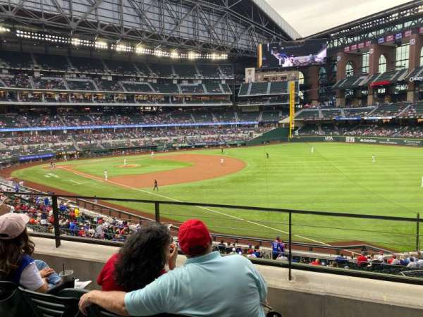Globe Life Field, section: 125, row: 3, seat: 9